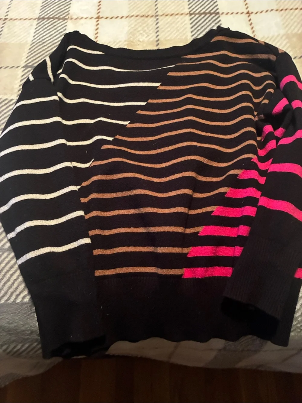 Black Chanel sweater in great condition worn at most twice Chanel tag came out